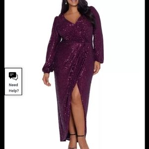Xscape 16w sequence dress